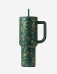 Load image into Gallery viewer, Green Allover Print 40 oz Ascend Tumbler