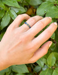 Load image into Gallery viewer, Navy Enamel Praise Ring
