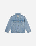 Load image into Gallery viewer, What a Friend in Jesus Kids Denim Jacket