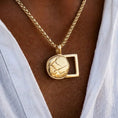 Load image into Gallery viewer, The Empty Tomb Necklace, men's 18K gold plated