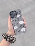 Load image into Gallery viewer, Black You Are So Loved Phone Case
