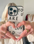 Load image into Gallery viewer, Black You Are So Loved Phone Case
