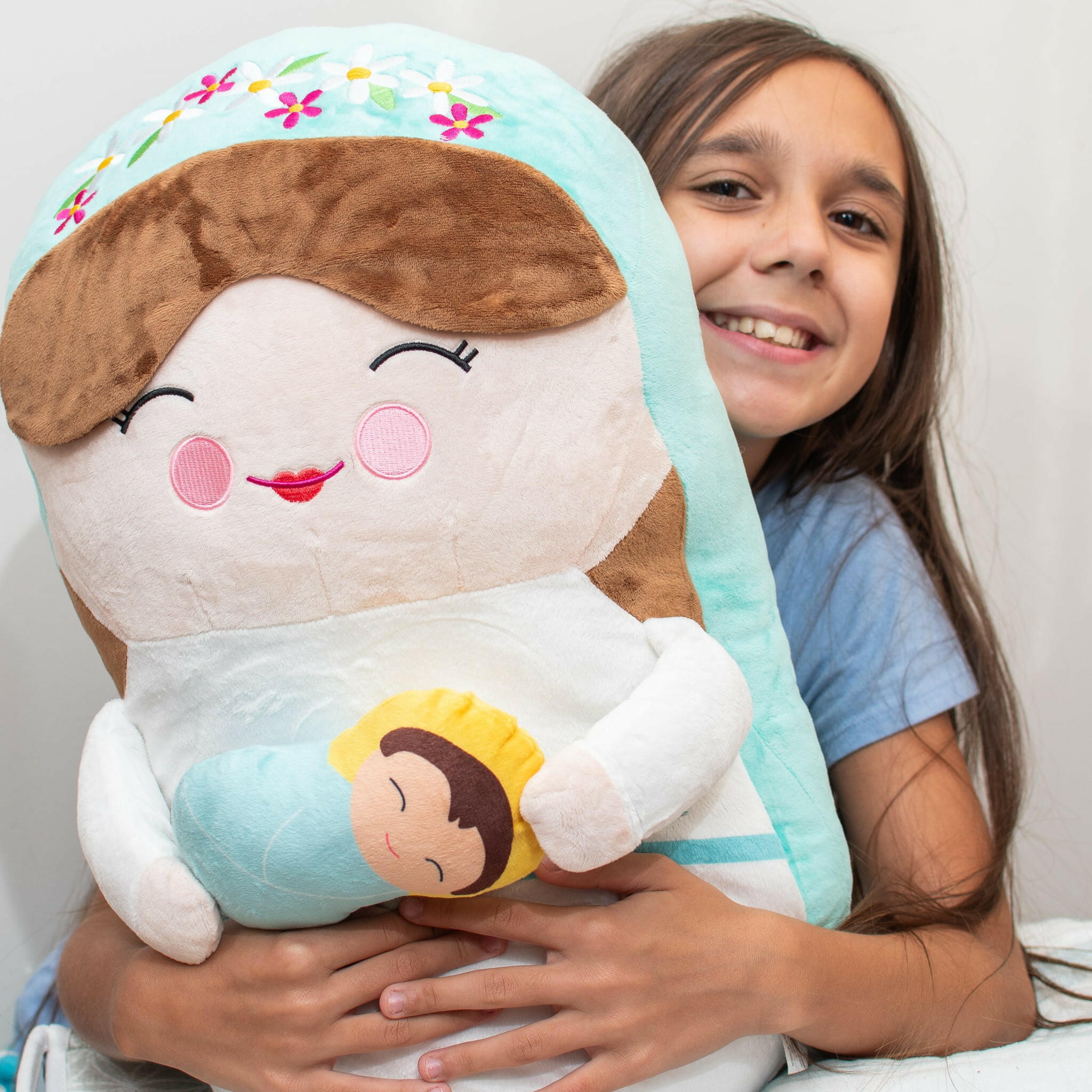 Jumbo Mother Mary Plush Doll