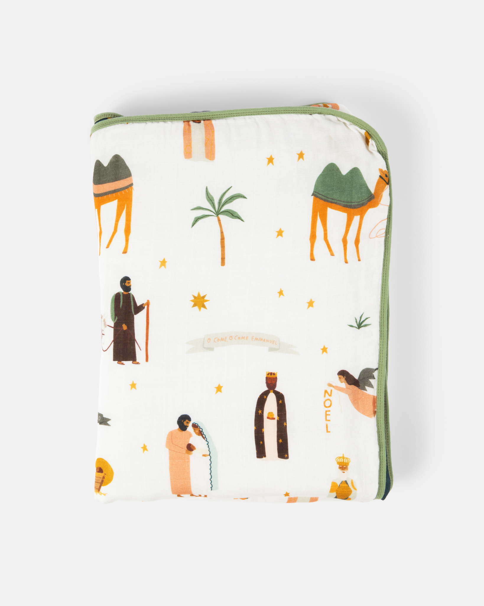 Nativity Muslin Quilt Blanket