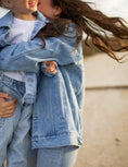 Load image into Gallery viewer, What a Friend in Jesus Kids Denim Jacket
