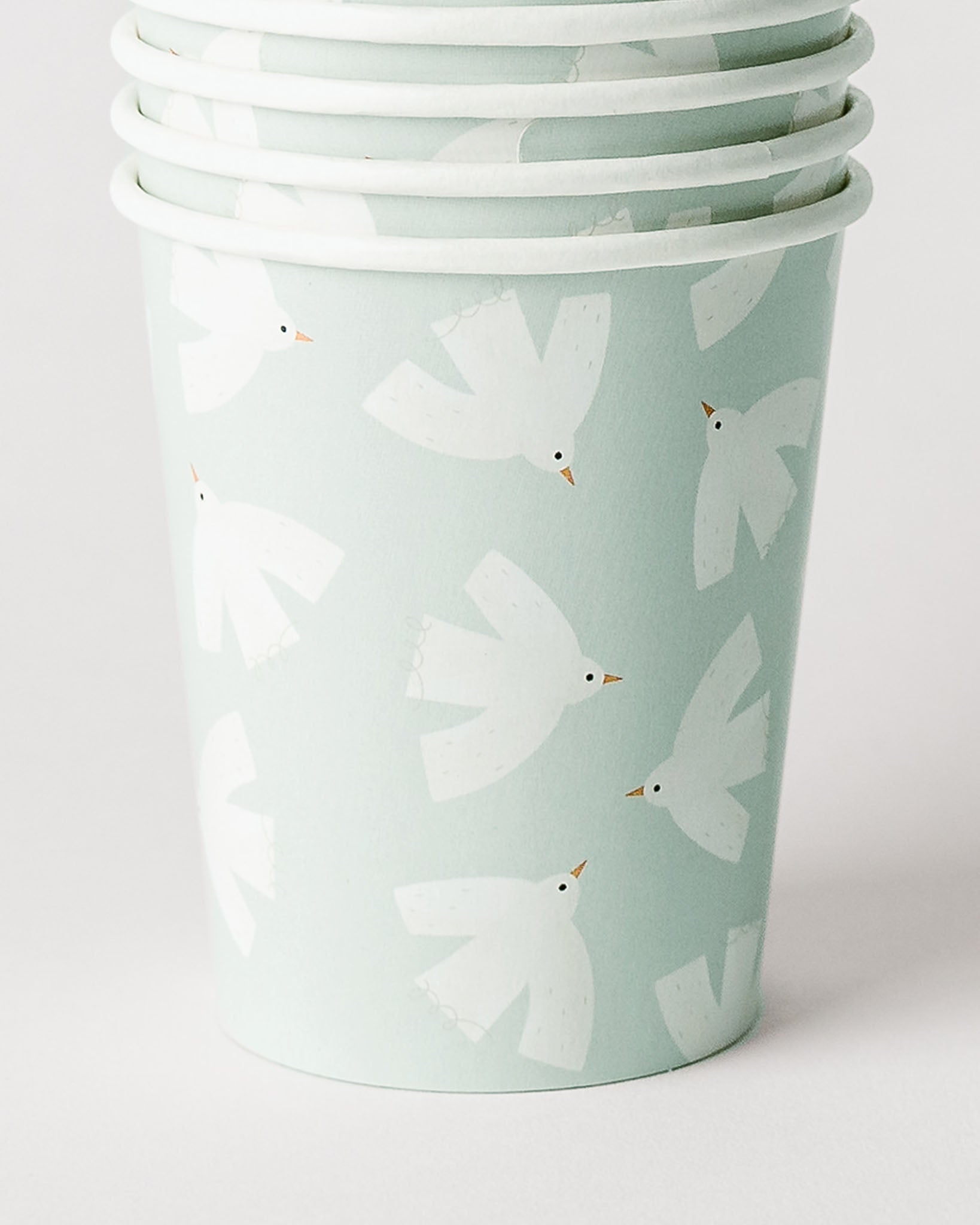 Holy Spirit Dove Paper Cups