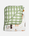 Load image into Gallery viewer, Nativity Muslin Quilt Blanket
