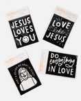 Load image into Gallery viewer, Love Like Jesus Valentine Fuzzy Coloring Cards
